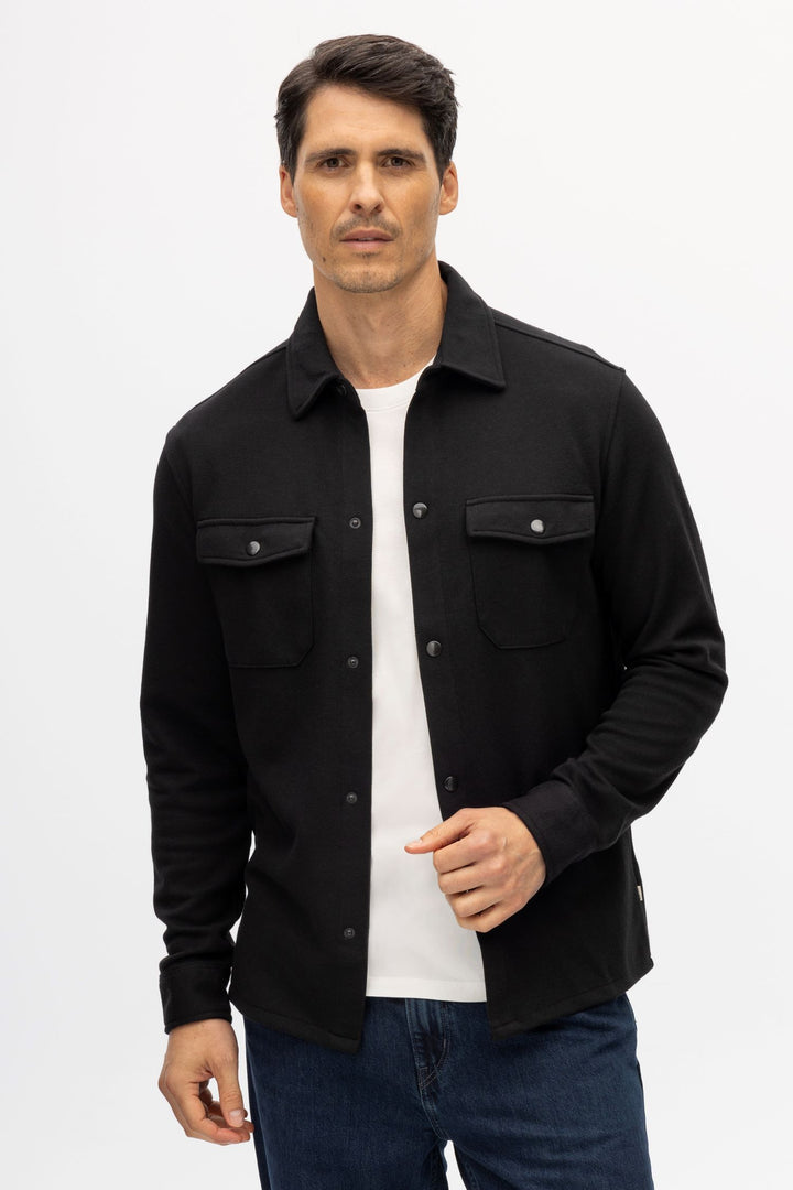 Travis Black Overshirt