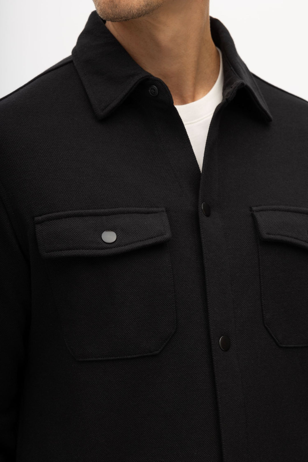 Travis Black Overshirt