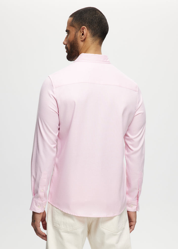 Ryan Soft Touch Stretch Shirt in Pale Pink Shirt