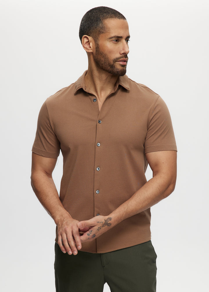 Andrew Jersey Tipped  Shirt