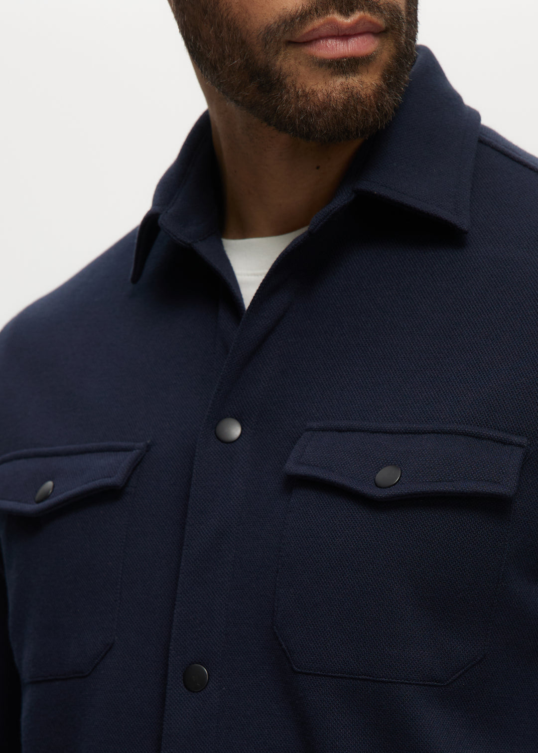 Travis Navy Overshirt