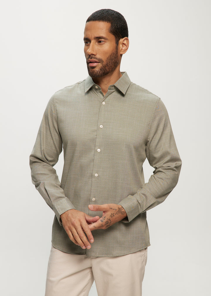 LS Shirt in Khaki