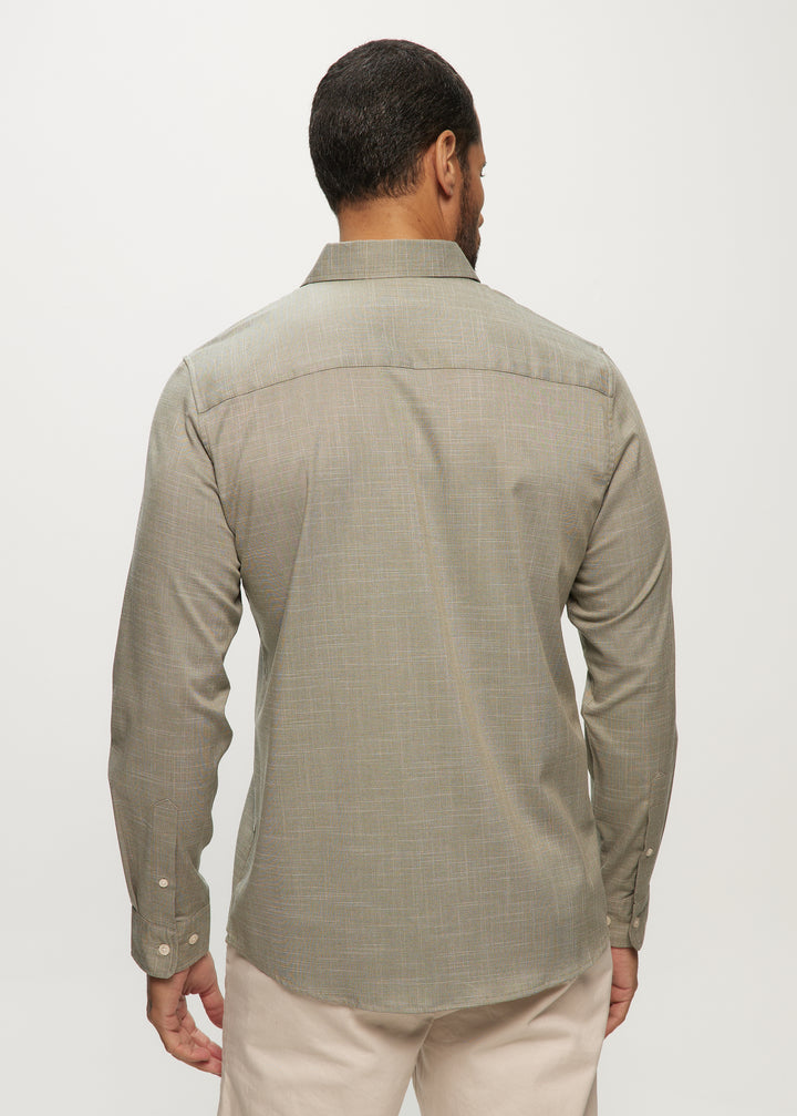 LS Shirt in Khaki