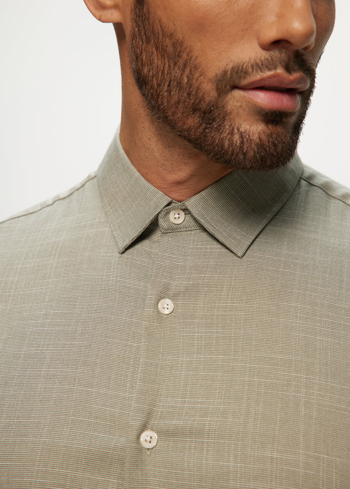 LS Shirt in Khaki