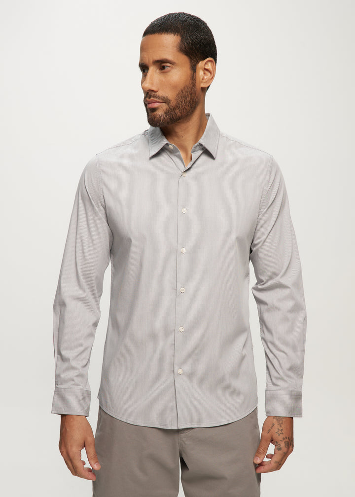 LS Bamboo Stripe Shirt