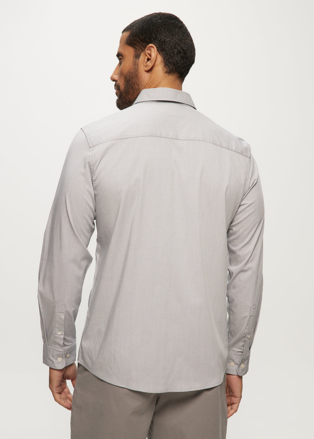 LS Bamboo Stripe Shirt