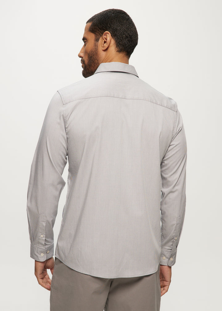 LS Bamboo Stripe Shirt