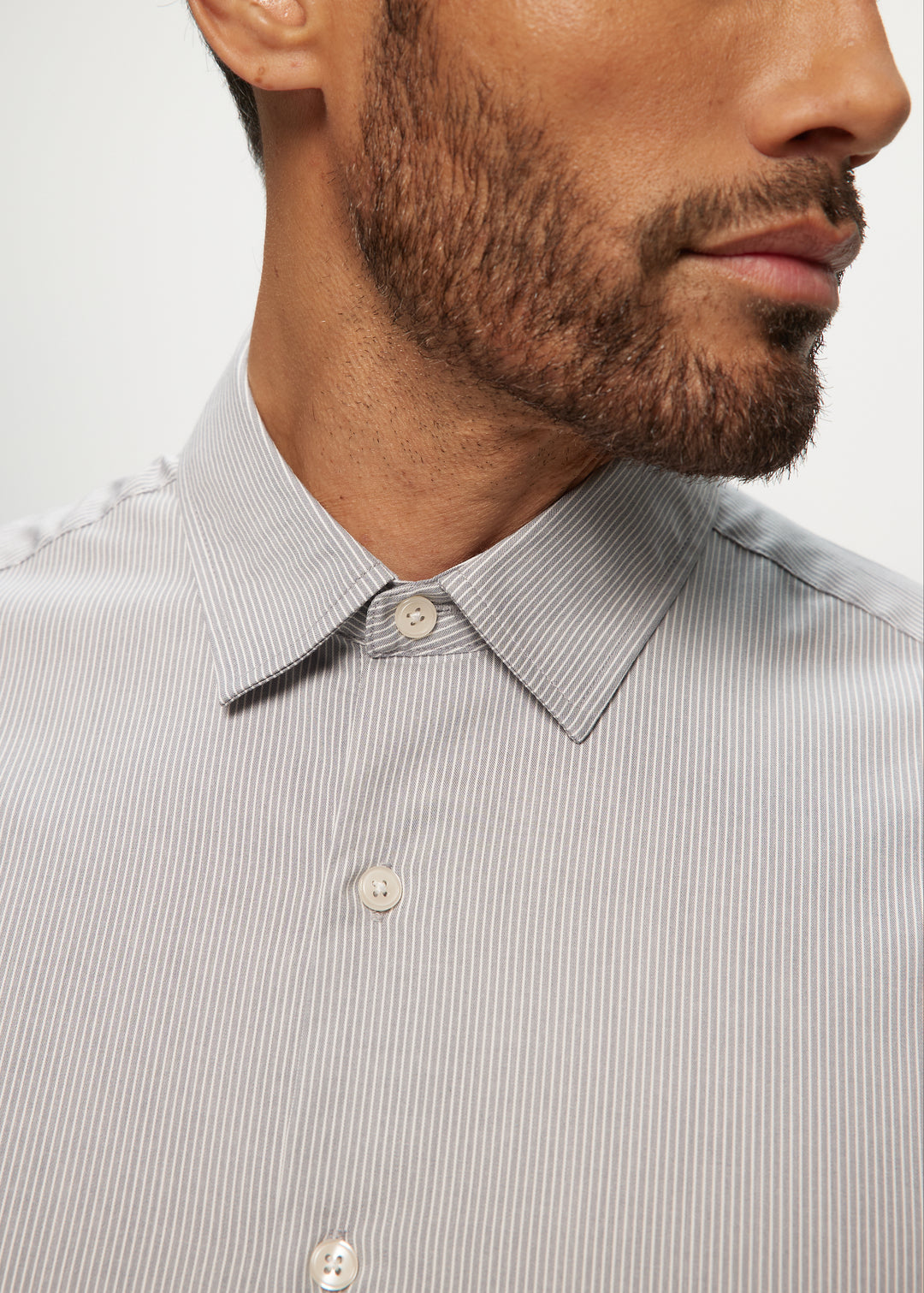 LS Bamboo Stripe Shirt