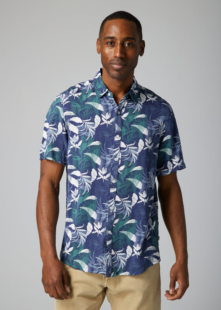 Andrew Hawaiian Palm Shirt