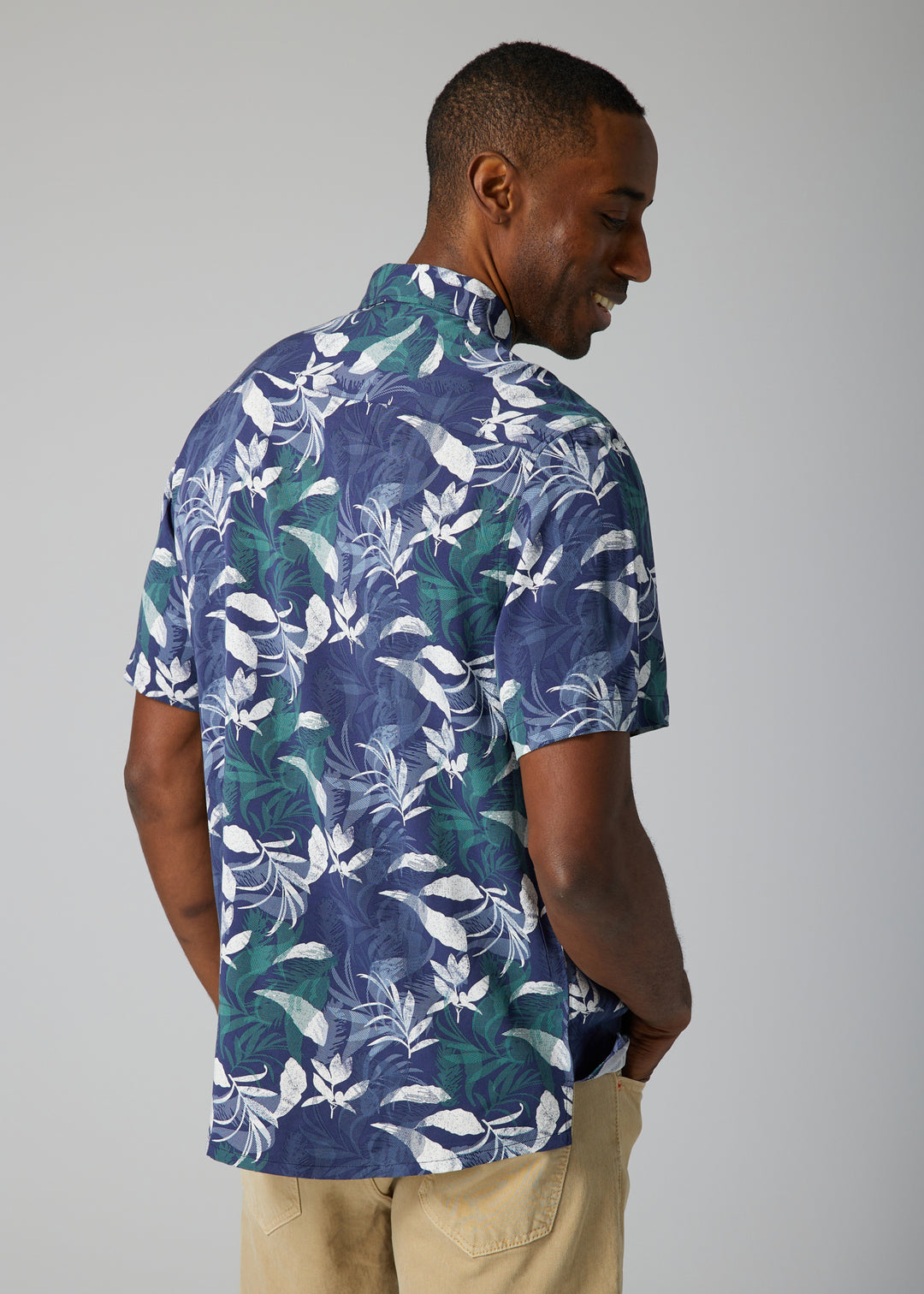 Andrew Hawaiian Palm Shirt